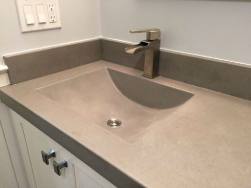 Concrete Bathroom Sink Mold